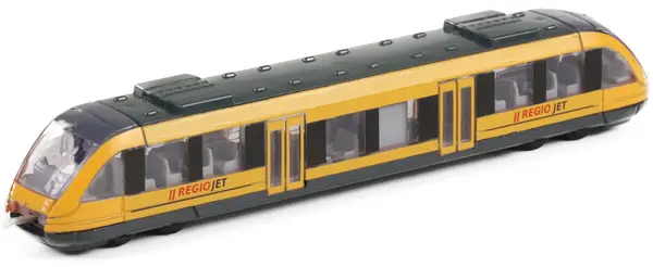 Jucărie metalică Rappa - Locomotivă Regio Jet, 17 cm