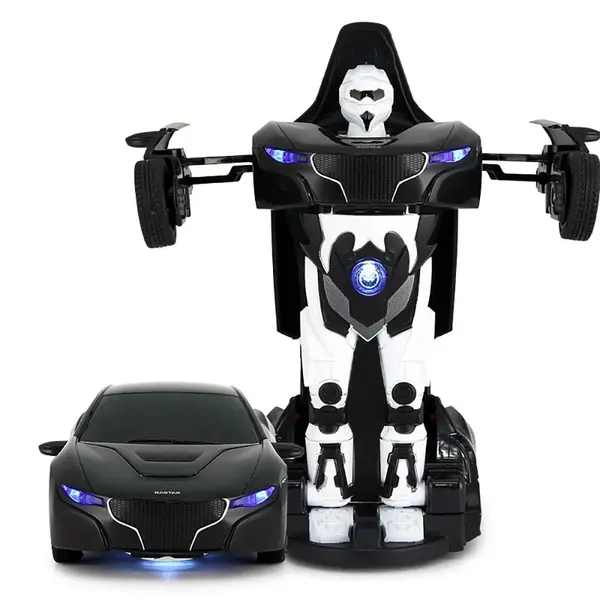 Jucărie metalică Rastar - Robot/Mașină transformabilă, 1:32, Alb