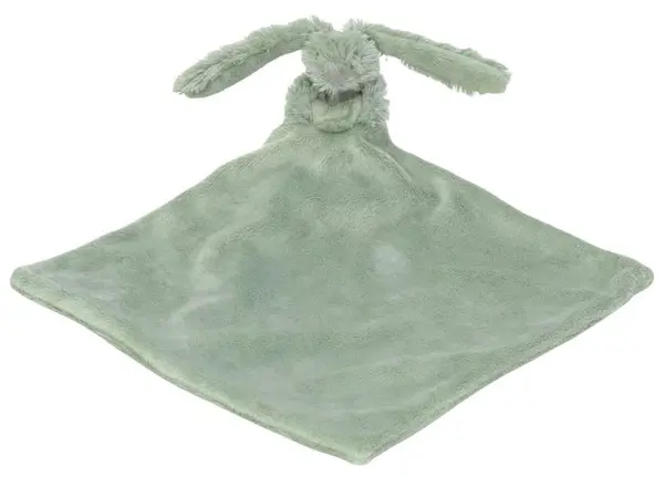 Jucărie moale cu pătură Happy Horse - Iepurașul Richie, verde, 28 cm