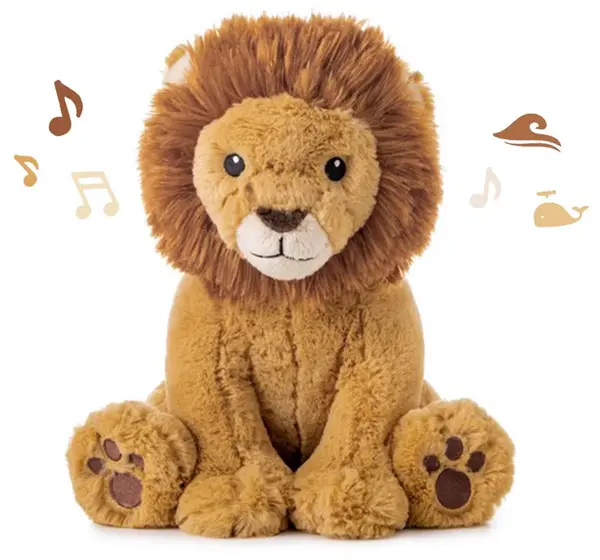 Jucărie moale cu sunete liniștitoare și senzor de plâns Cloud B - Louis Lion