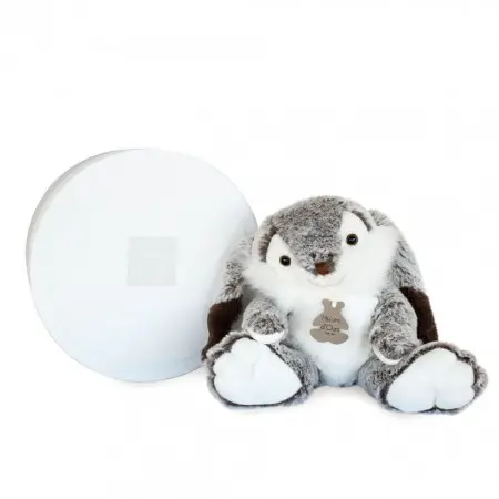 Jucarie moale din plus - Iepurasul Marius, 30 cm, gri