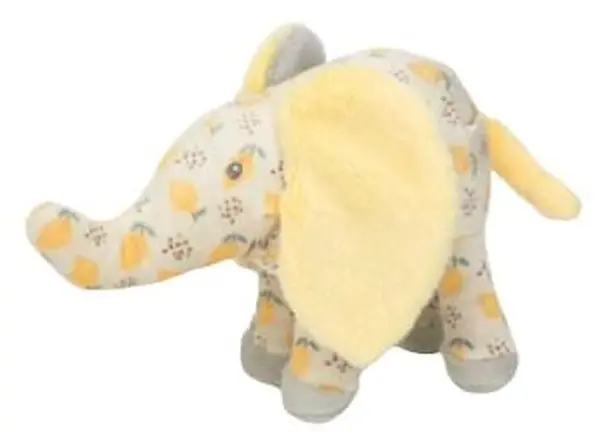 Jucărie moale Happy Horse - Elefantul Emmett, bej, 15 cm
