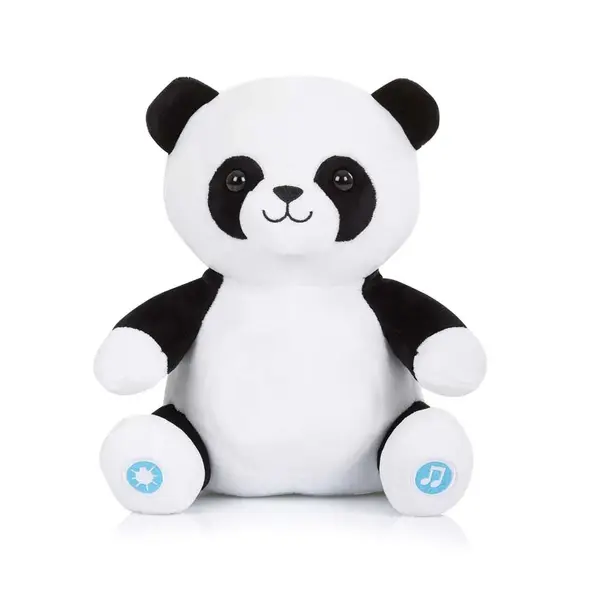 Jucarie muzicala de plus cu lampa de noapte Chipolino Panda