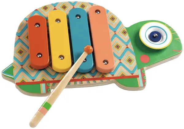 Jucărie muzicală pentru copii Djeco - Kalimba și xilofon, multicoloră