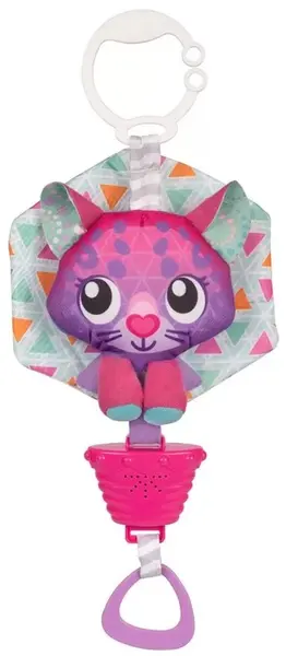 Jucarie muzicala Playgro - Leopard, Roz