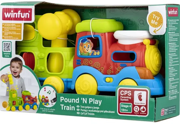 Jucărie muzicală WinFun - Tren pentru tragere