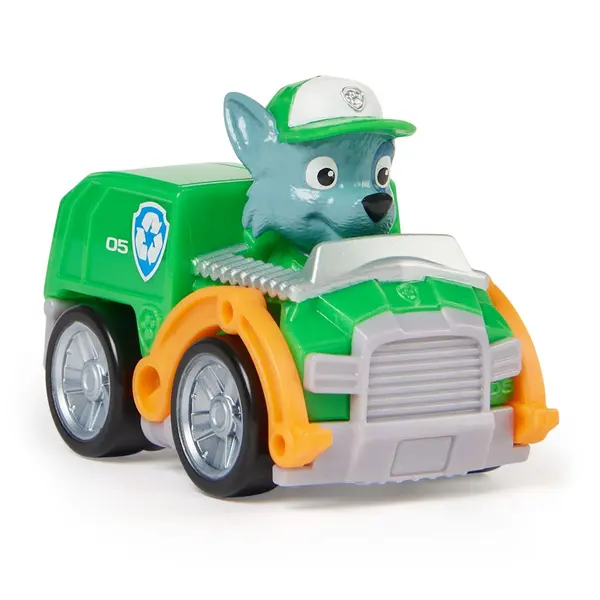 Jucarie - Patrula Catelusilor - Vehicul cu figurina Rocky | Spin Master