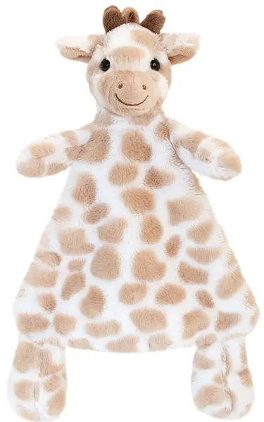 Jucărie pentru bebeluși Keel Toys - Cuddle girafe, 25 cm, maro