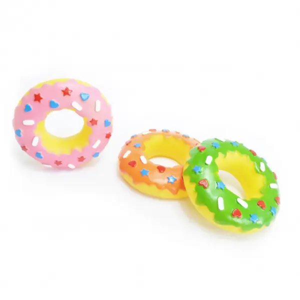 Jucarie pentru caini DOG TOY, Gogoasa, 10.3 cm