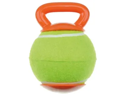Jucarie pentru caini HANDY Ball M-PETS, orange & verde, 23,5x12,7x12,7 cm