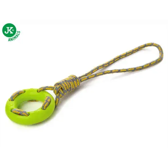 Jucarie pentru caini Inel cu sfoara 40 cm