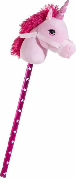 Jucarie pentru copii Heunec - Bagheta magica cu Unicorn, roz, 85 cm