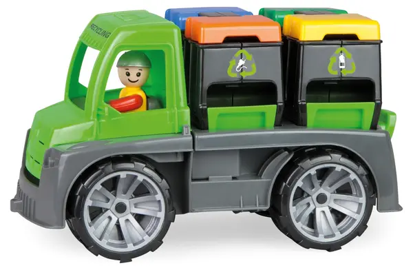 Jucărie pentru copii Lena TRUXX - Camion de reciclare, cu figurină, 28 cm