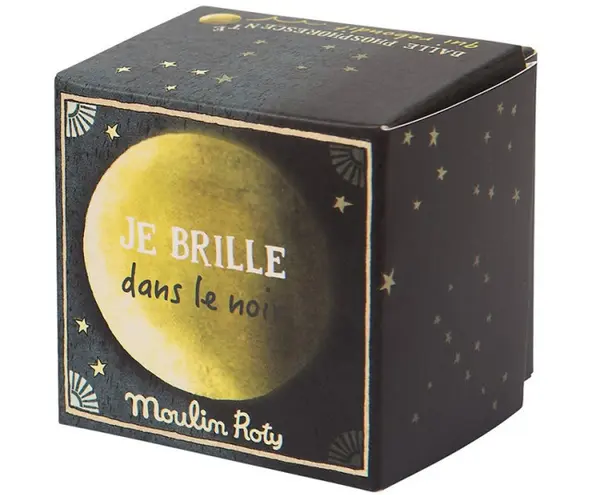 Jucarie pentru copii Moulin Roty - Bila saritoare, luminoasa in intuneric