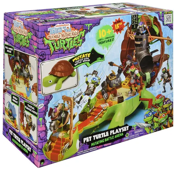 Jucărie pentru copii Playmates TMNT - Adăpost Broasca Țestoasă Uriașă, fără figurine