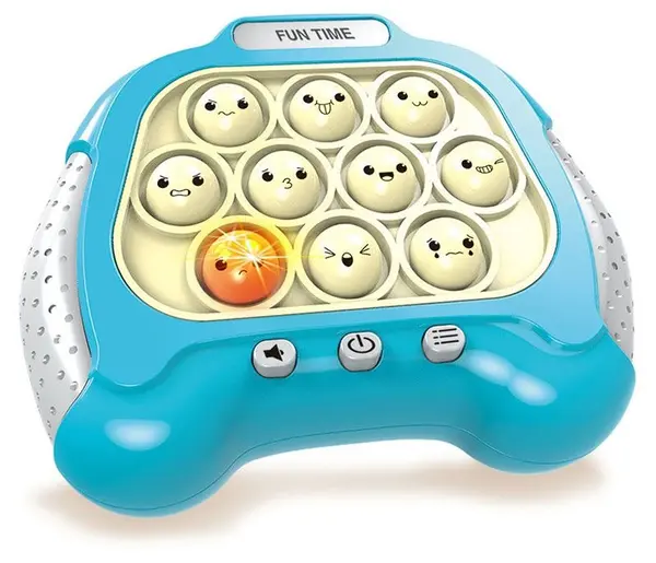 Jucărie pentru copii Raya Toys - reacții rapide, cu sunete și lumini, albastră