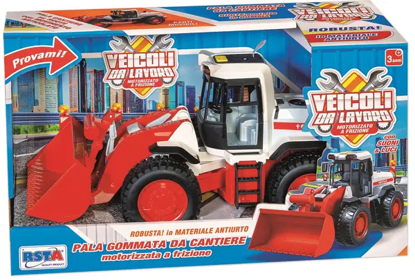 Jucărie pentru copii RS Toys - Incarcator frontal cu frecare
