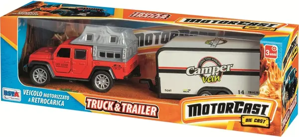 Jucărie pentru copii RS Toys - Jeep cu caravană, sortiment