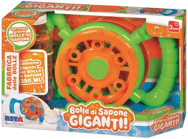 Jucărie pentru copii RS Toys - Masina cu bule de sapun, verde