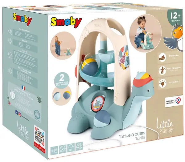 Jucărie pentru copii Smoby - Broască țestoasă cu spirală și bile