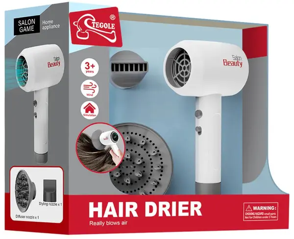Jucărie pentru copii Tegole - Uscător de păr cu accesorii