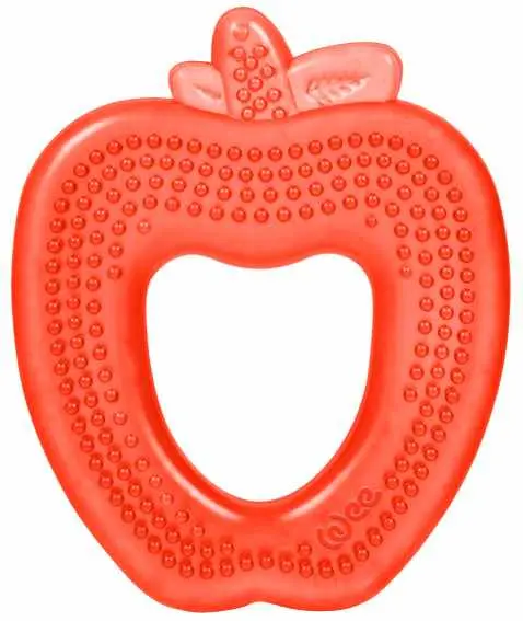 Jucărie pentru dentiție pe apă Wee Baby - Măr roșu