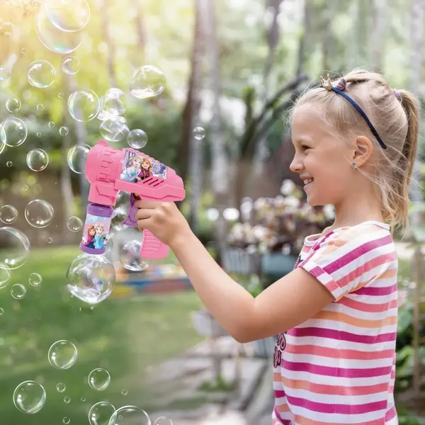 Jucarie pistol de facut baloane Disney Frozen