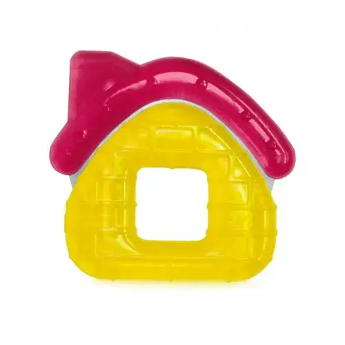 Jucarie refrigeranta pentru dentitie Lorelli, peste 3 luni, House, Yellow
