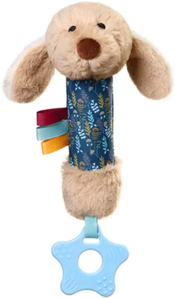 Jucărie scârțâitoare pentru copii cu teether Babyono - Cățelușul Willie