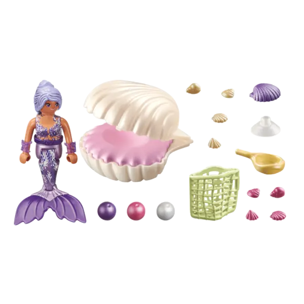 Jucarie - Sirena cu perla in scoica | Playmobil