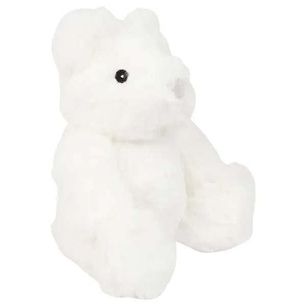 Jucărie textilă Widdop Bambino - Urs alb, 13 cm