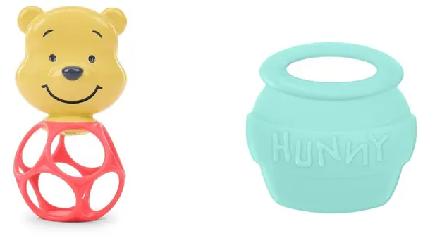 Jucărie zornăitoare și de dentiție Bright Starts Disney Baby – Winnie the Pooh