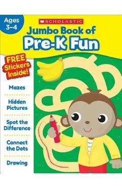 Jumbo Book of Pre-K Fun Workbook - Scholastic Teaching Resources