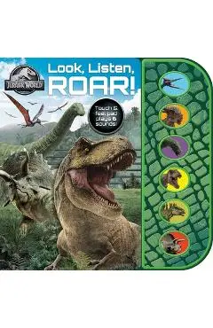 Jurassic World: Look, Listen, Roar Sound Book - Pi Kids