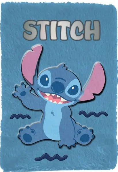 Jurnal de pluș Paso Stitch - A4, albastru