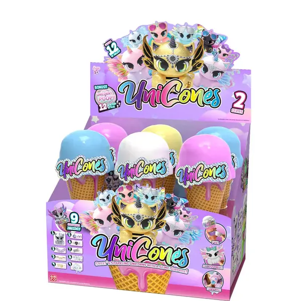 Just Toys Unicones - Set de joacă Unicorn Surprise și Slam, asortiment