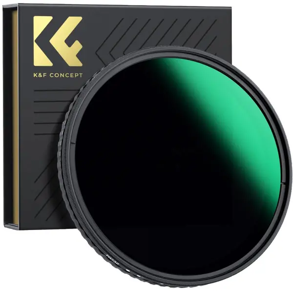 K&F 52mm XV40 Filtru ND Variabil, ND8-ND128, 3-7 Stop-uri, Rama Ultra-Subtire 7.4mm, Fara Efect X, Acoperire Nano 33 Straturi