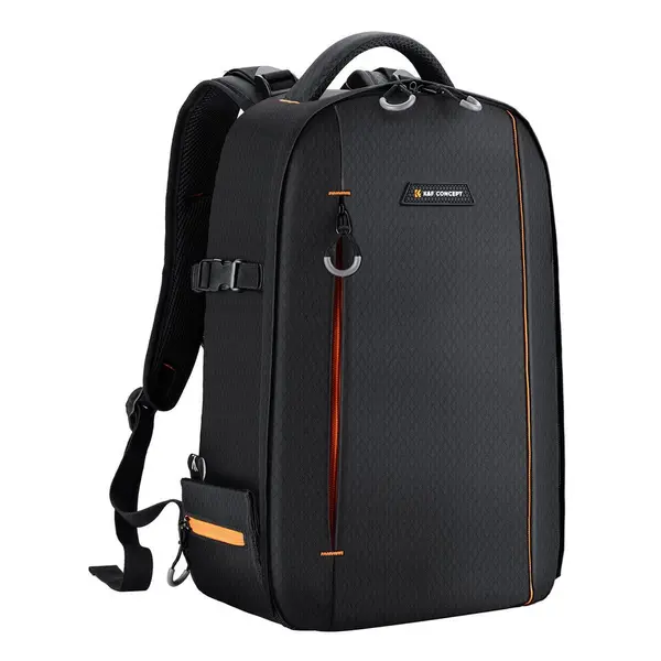 K&F Concept 15L Beta Rucsac Foto DSLR, Capacitate 15L, Greutate 950g, Husa de Ploaie Impermeabila, Deschidere 180 Grade