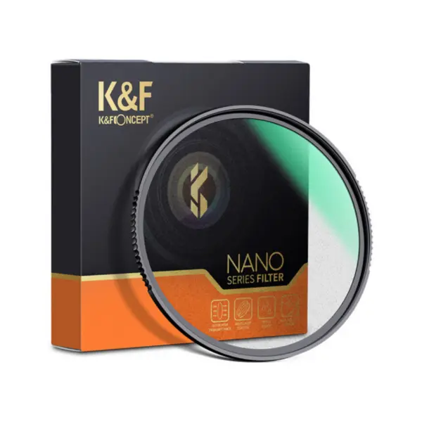 K&F Concept 77mm Filtru Black Mist 1/2 Nano-X, Factor Filtru 1.2x, Multi-Coating, Design Slim, Rama Aluminiu