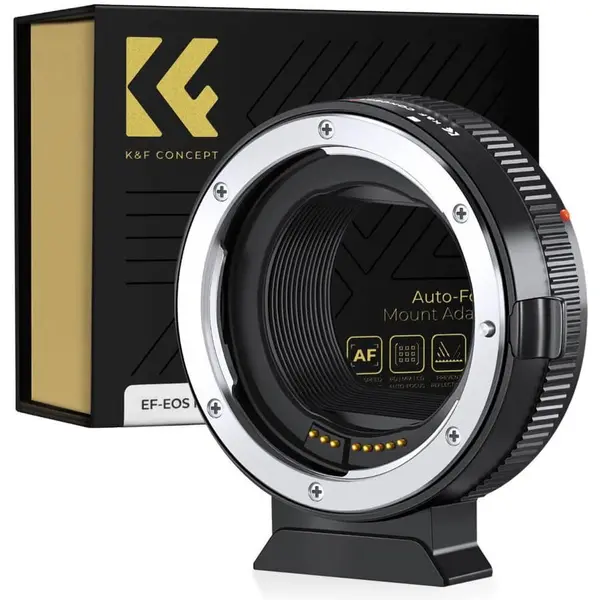 K&F Concept Adaptor Canon EF la Canon EOS R Autofocus K&F Concept Auto Focus Adapter Ring EF-EOS R II KF06.520