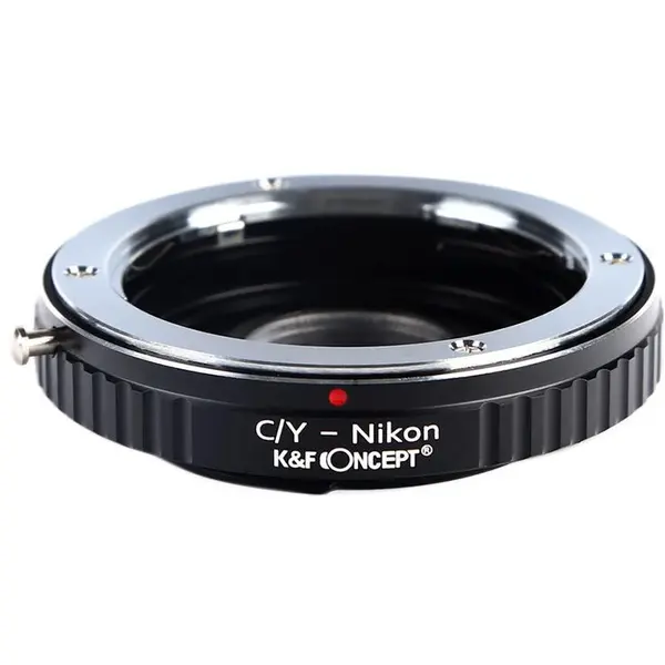 K&F Concept Adaptor montura cu sticla optica Kent Faith C/Y-Nikon de la Contax Yashica la Nikon KF06.081