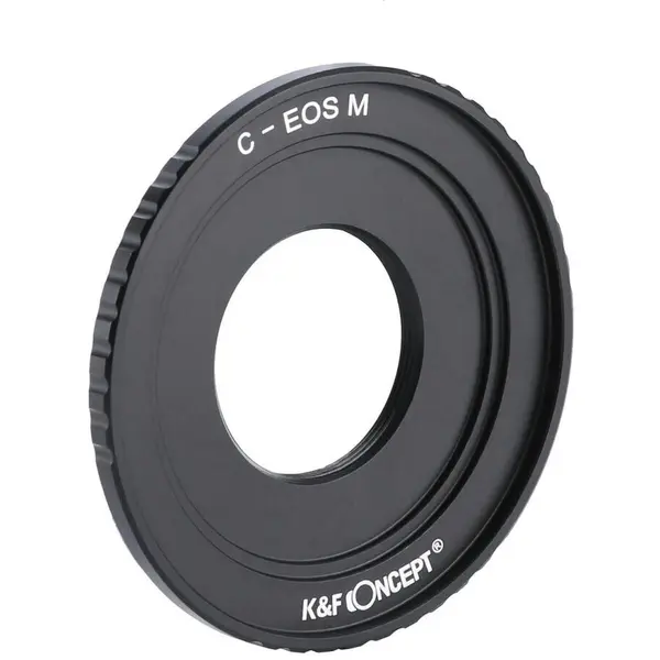 K&F Concept Adaptor montura K&F Concept C-EOS M de la C Mount la EOS M-Mount