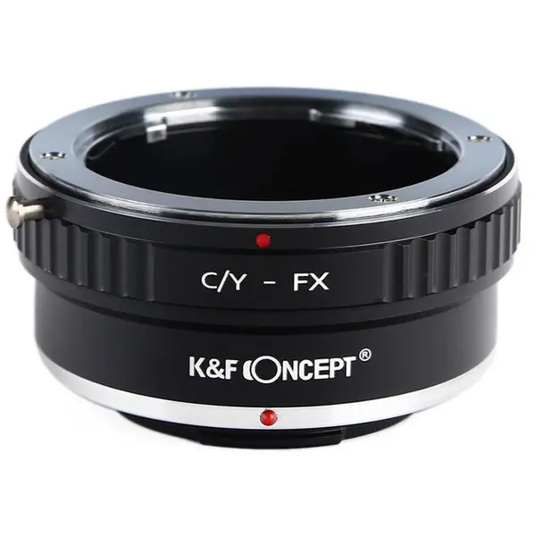 K&F Concept Adaptor montura K&F Concept C/Y-FX de la Contax Yashica la Fuji X-Mount