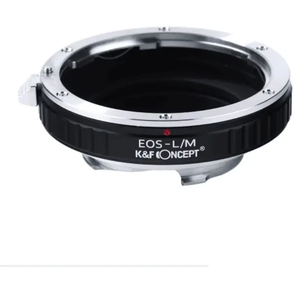 K&F Concept Adaptor montura K&F Concept EOS-LM de la Canon EOS la Leica M