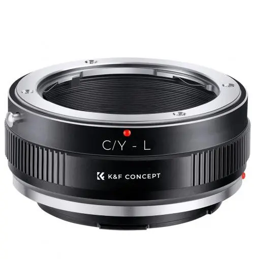 K&F Concept Adaptor Montura K&F Concept L Mount Camera Adapter Lens Contax Yashica CY-L