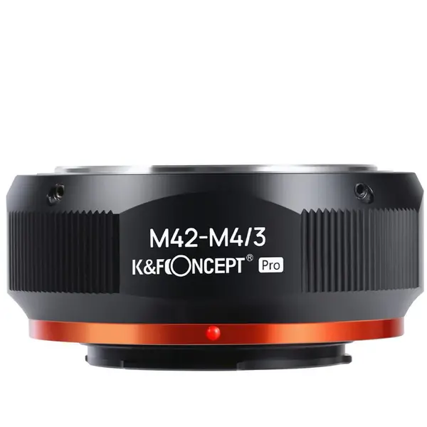 K&F Concept Adaptor montura K&F Concept M10125 M42-M4/3 PRO de la M42 la Micro 4/3 (MFT) KF06.441