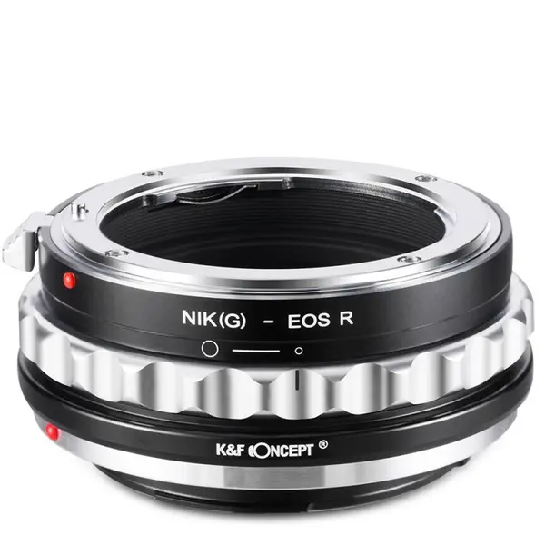 K&F Concept Adaptor montura K&F Concept Nik(G)-EOS R de la Nikon G la Canon EOS R