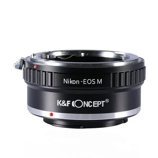 K&F Concept Adaptor montura K&F Concept Nikon-EOS M de la Nikon AI la Canon EOS M