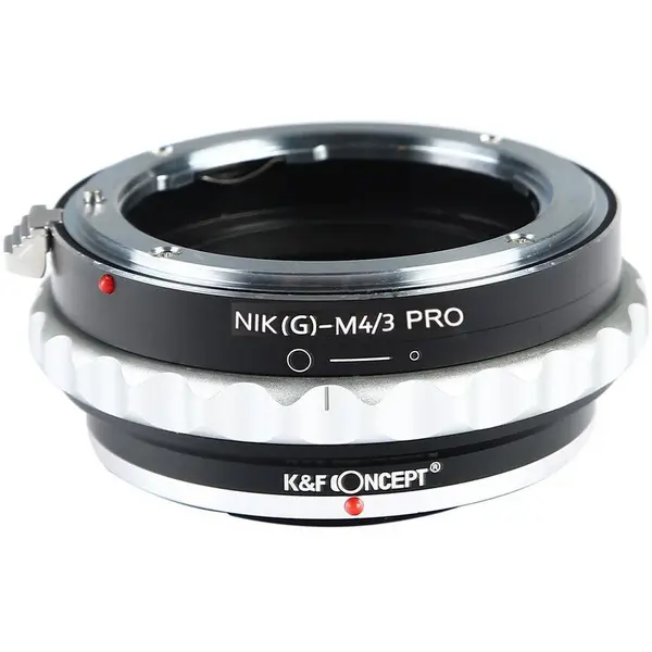 K&F Concept Adaptor montura K&F Concept Nikon(G)-M4/3 PRO Nikon G la M4/3 (MFT)