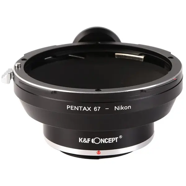 K&F Concept Adaptor montura K&F Concept Pentax 67-Nikon de la Pentax 67 la Nikon cu adaptor pentru trepied KF06.064